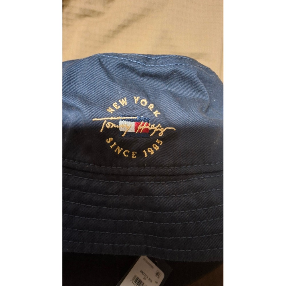 Tommy Hilfiger Navy Blue New York Since 1985 Bucket Hat L-XL
(B7)